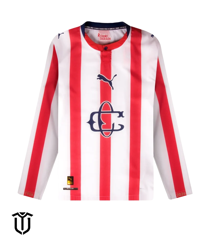 Chivas 120 aniversario manga larga